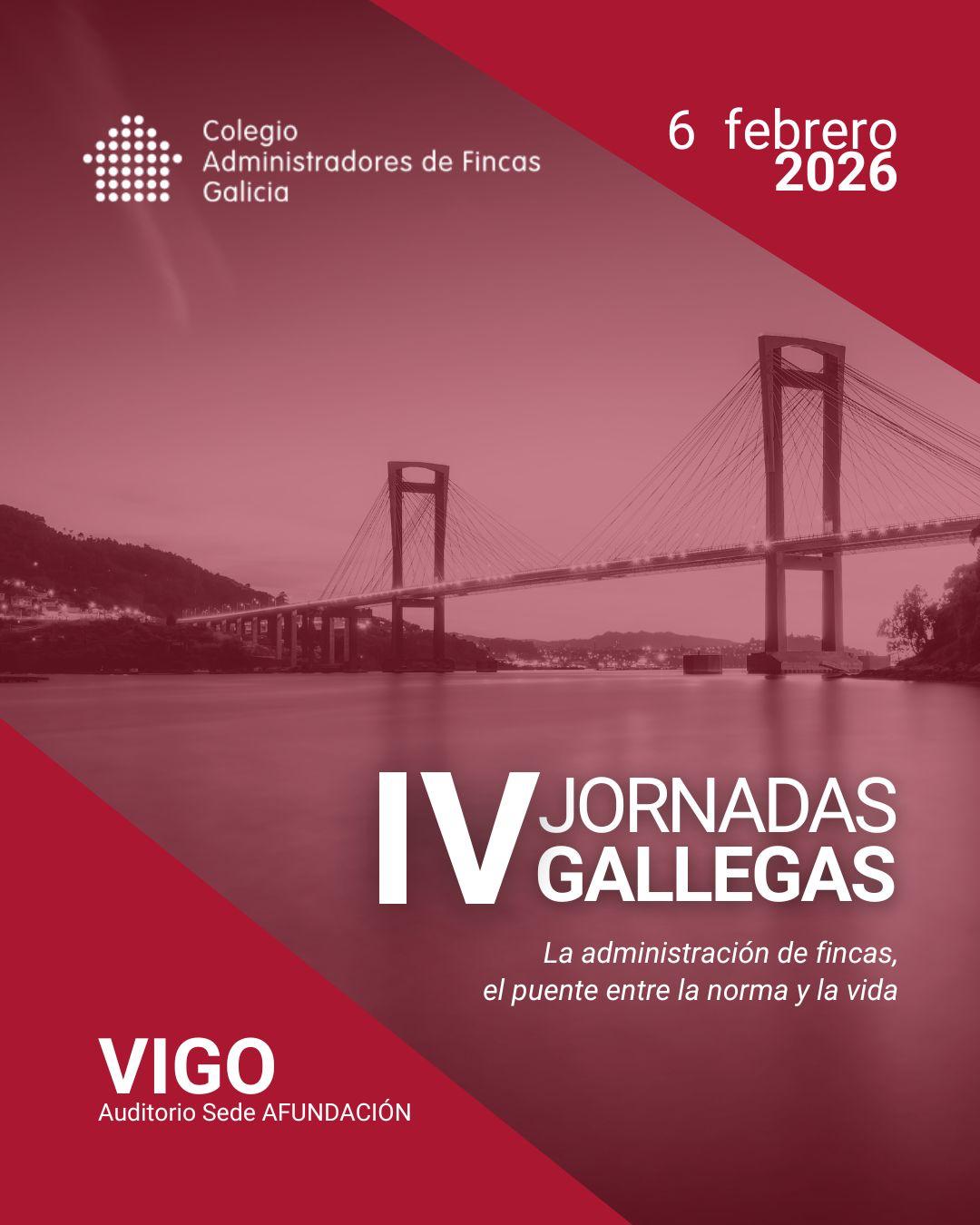 IV JORNADAS GALLEGAS- 6 de Febrero de 2026