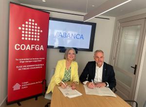 Firma convenio COAFGA y ABANCA